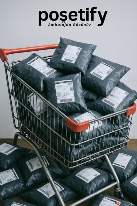 Cepli Kargo Poşeti 17x23x4 cm | Yapışkan Bantlı | 80 Mikron