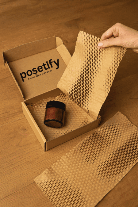 Petek Dolgu Ambalaj Kağıdı | Esnek Kraft Paketleme ve Koruyucu Dolgu Kağıdı 50 cm