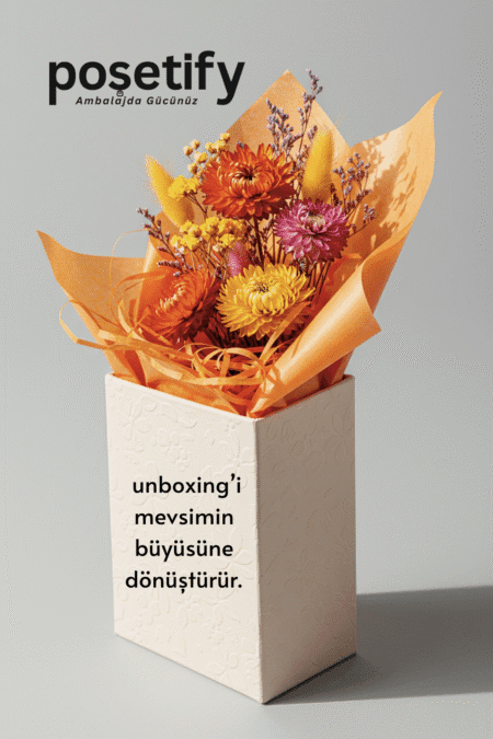 Poşetify Premium Kırpık Kâğıt Dolgu | Turuncu Renk | Estetik Ambalaj | Koruyucu Paketleme Kâğıdı