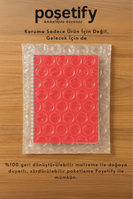 Poşetify Premium Büyük Balonlu Şeffaf Torba 14x22+12 cm Koruyucu Ambalaj Poşeti