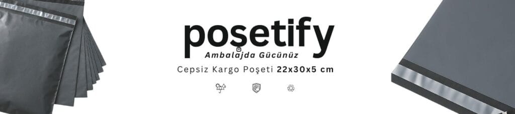Cepsiz Kargo Poşeti 22x30x5 cm